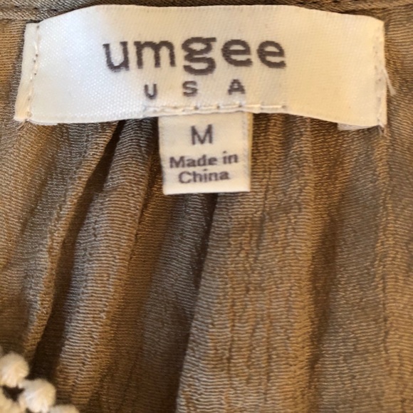 Umgee BOHO crochet tunic. Size M - Picture 4 of 6